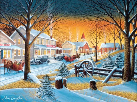 Downtown Saturday Night 1000 piece Jigsaw Puzzle for Adults