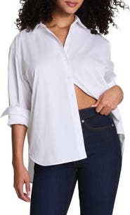 SPANX® Relaxed Fit Poplin Button-Up Shirt