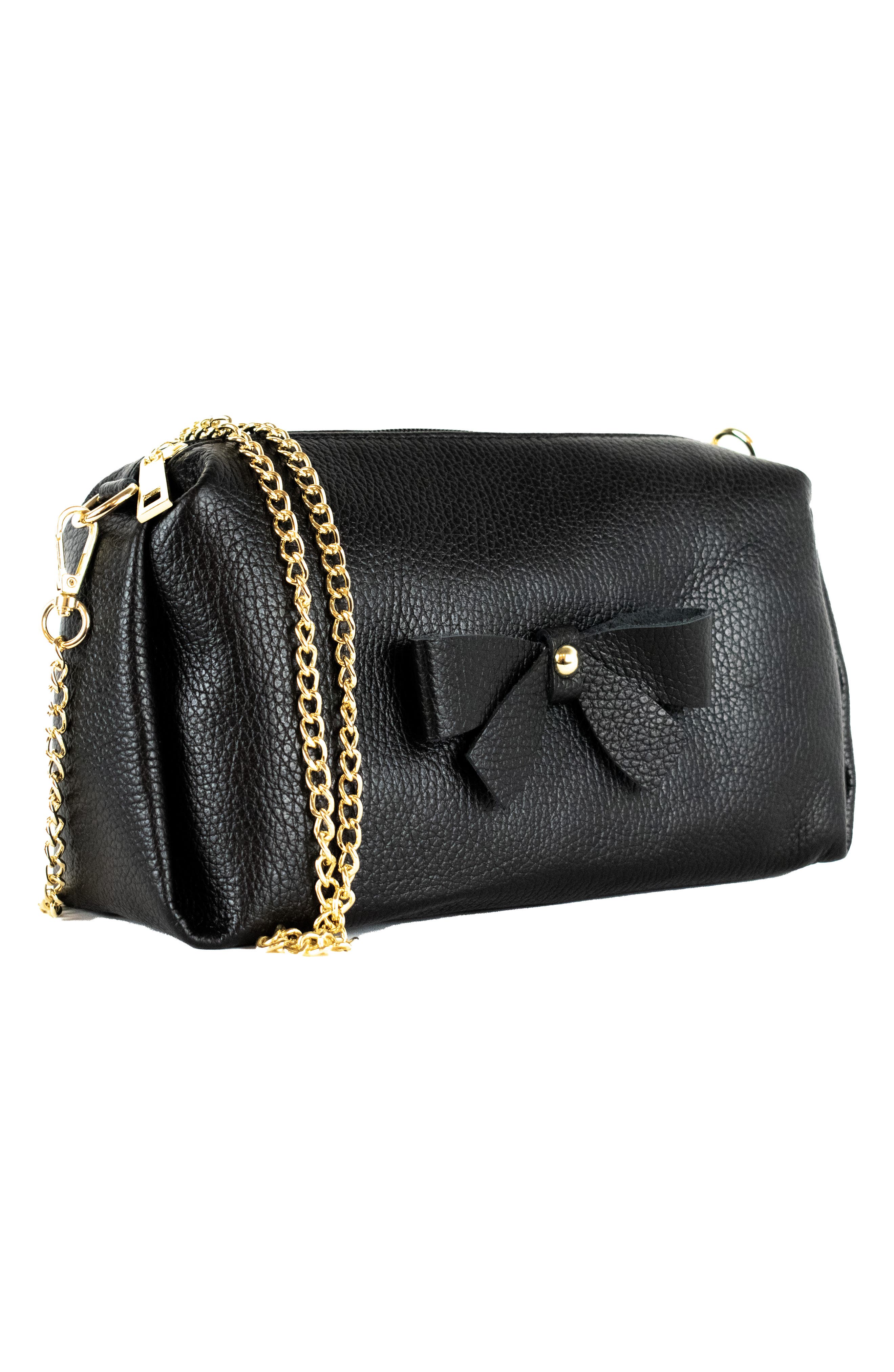 Persaman New York Gigi Bow Shoulder Bag, Alternate, color, 