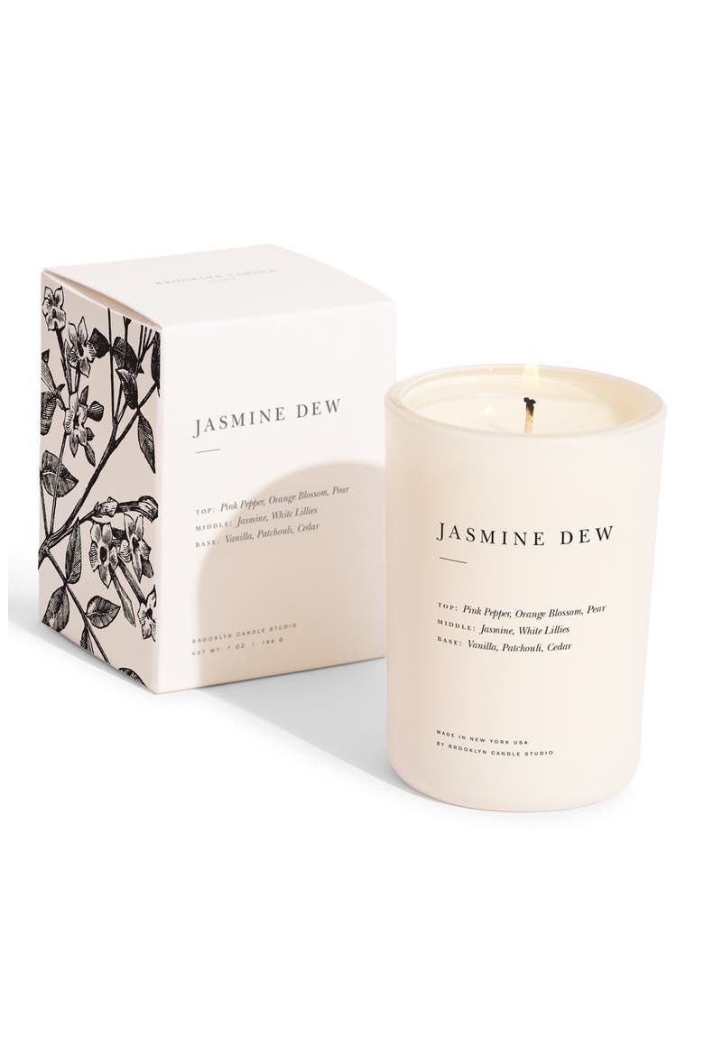 Jasmine Dew Candle, Alternate, color, NO COLOR