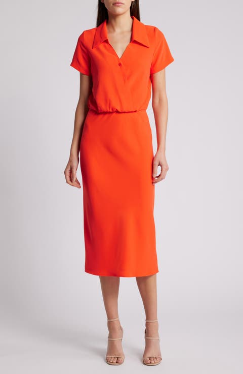 Reya Satin Shirtdress