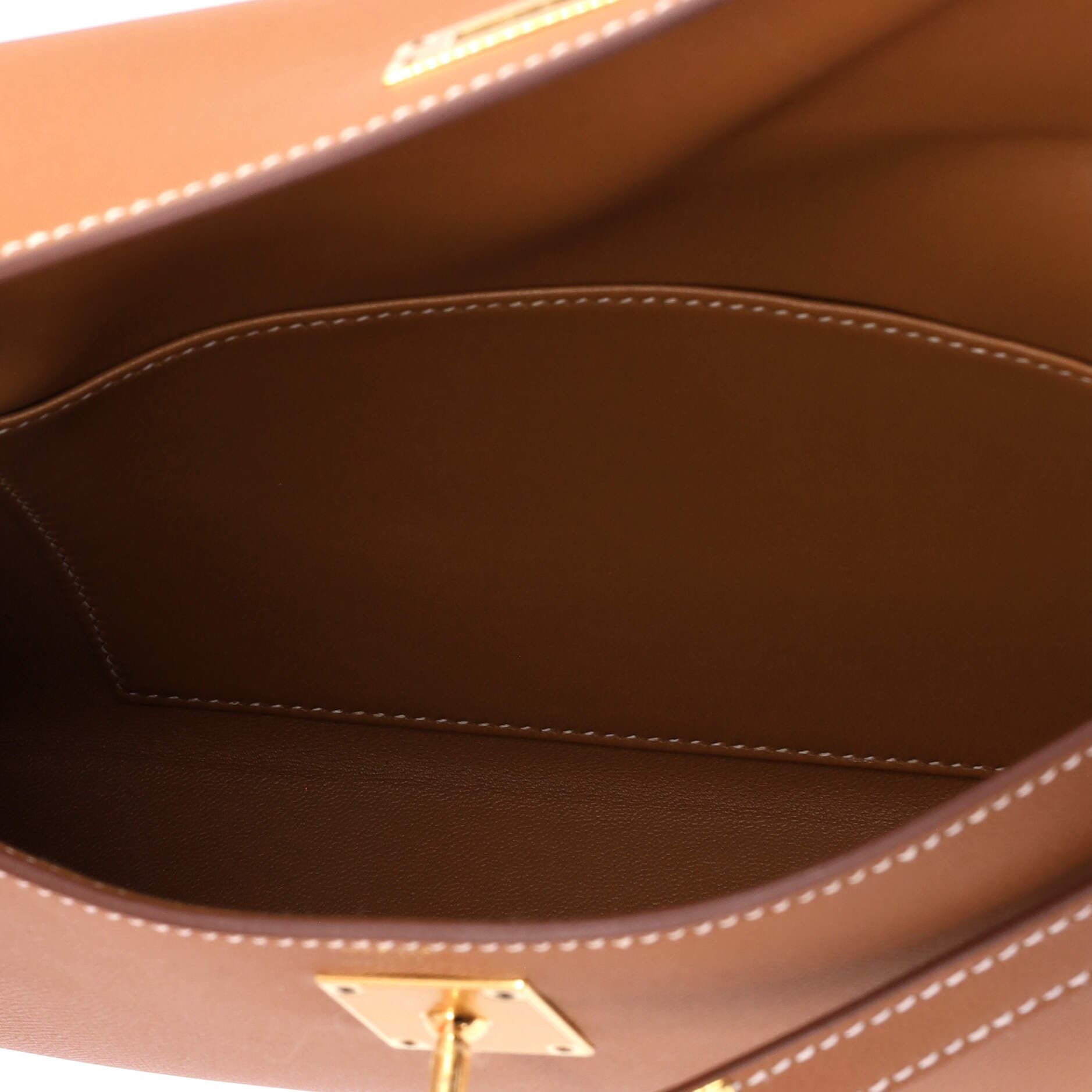 Pre-Owned Hermes Kelly Elan Shoulder Bag Madame, Alternate, color, Gold