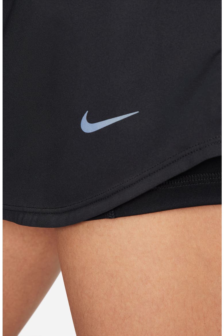 Ultrahigh Waist Skorts, Alternate, color, BLACK/ BLACK