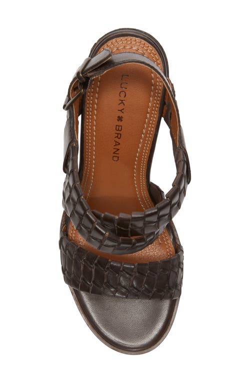Lucky Brand Dabene Slingback Sandal In Brown