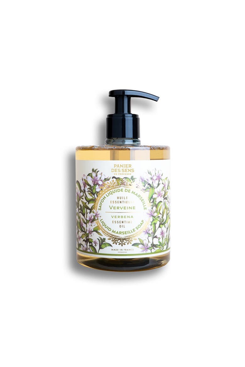Verbena Liquid Marseille Soap, Main, color, Yellow