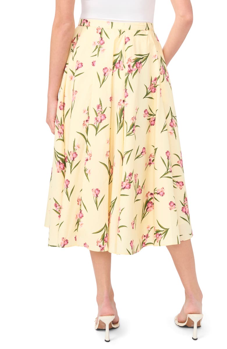 Ted Baker Midi Circle Skirt, Alternate, color, Light Yellow