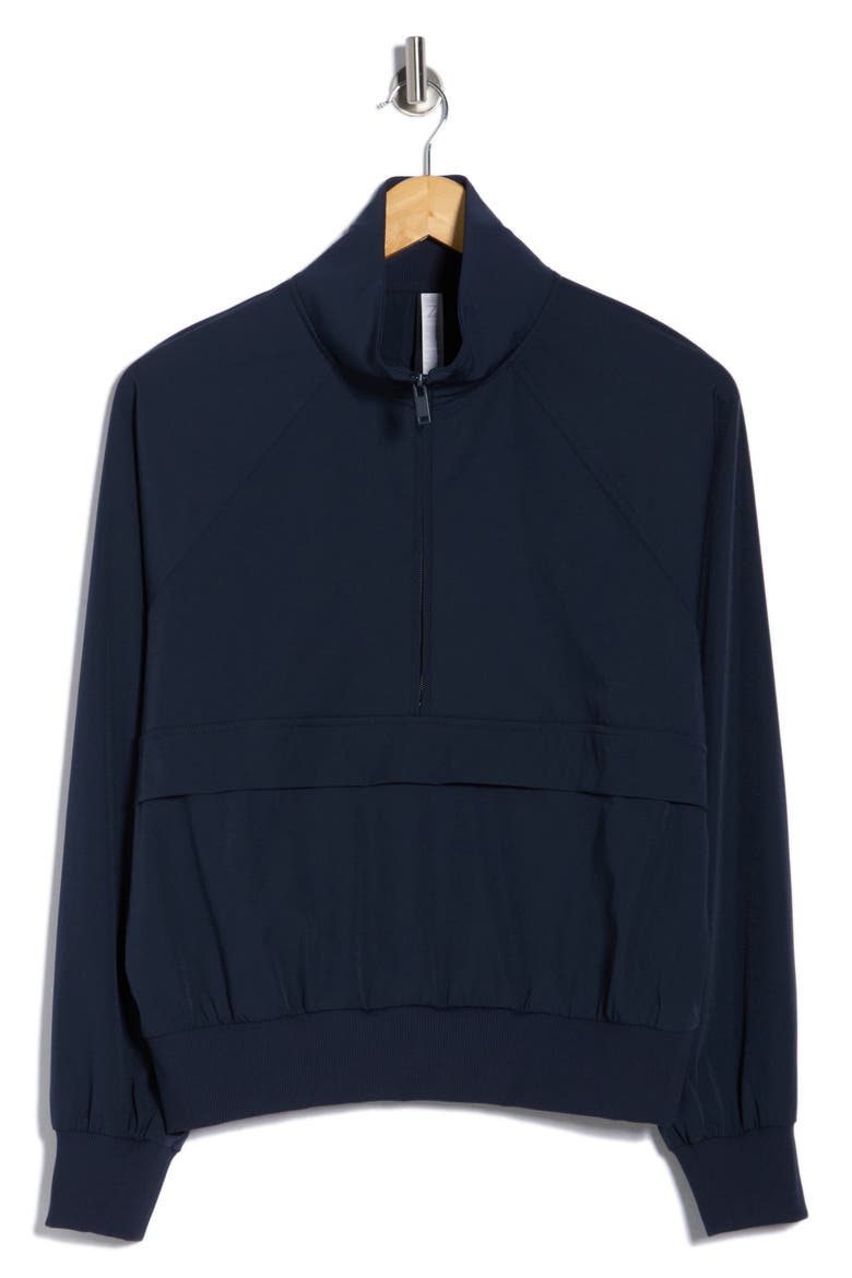 Perfect Day Half Zip Pullover, Alternate, color, NAVY SAPPHIRE
