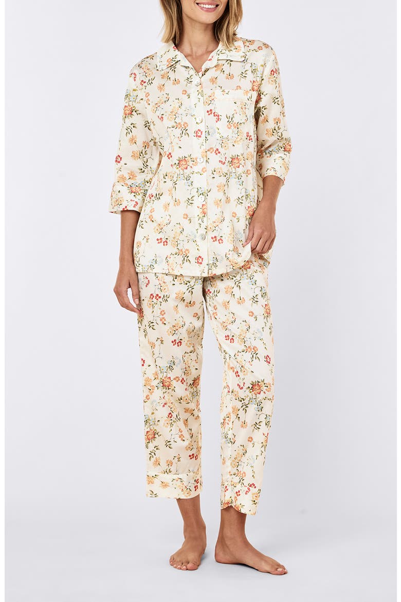 Amber Crop Pajamas, Alternate, color, PEACH PARFAIT