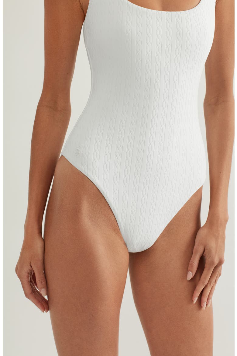 Martinique One-Piece Swimsuit, Alternate, color, WHITE