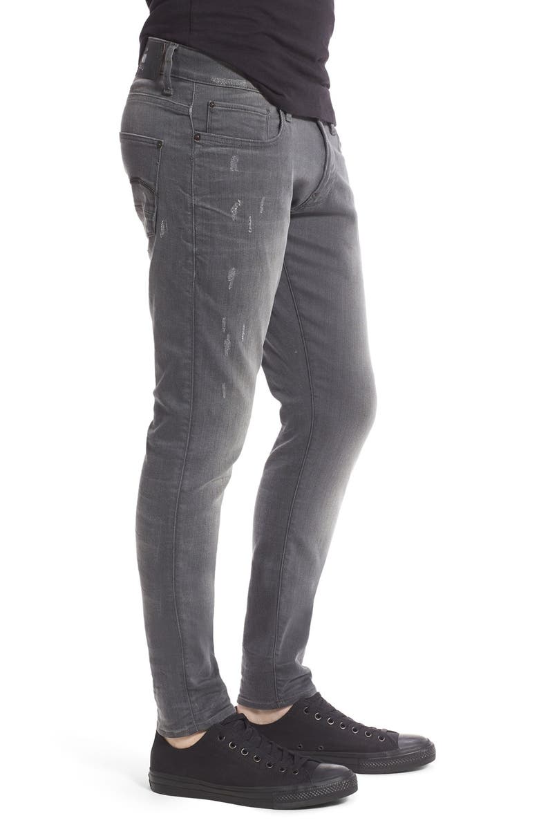 G-Star RAW 'Revend' Slim Fit Straight Leg Jeans, Alternate, color, Light Aged Destroy