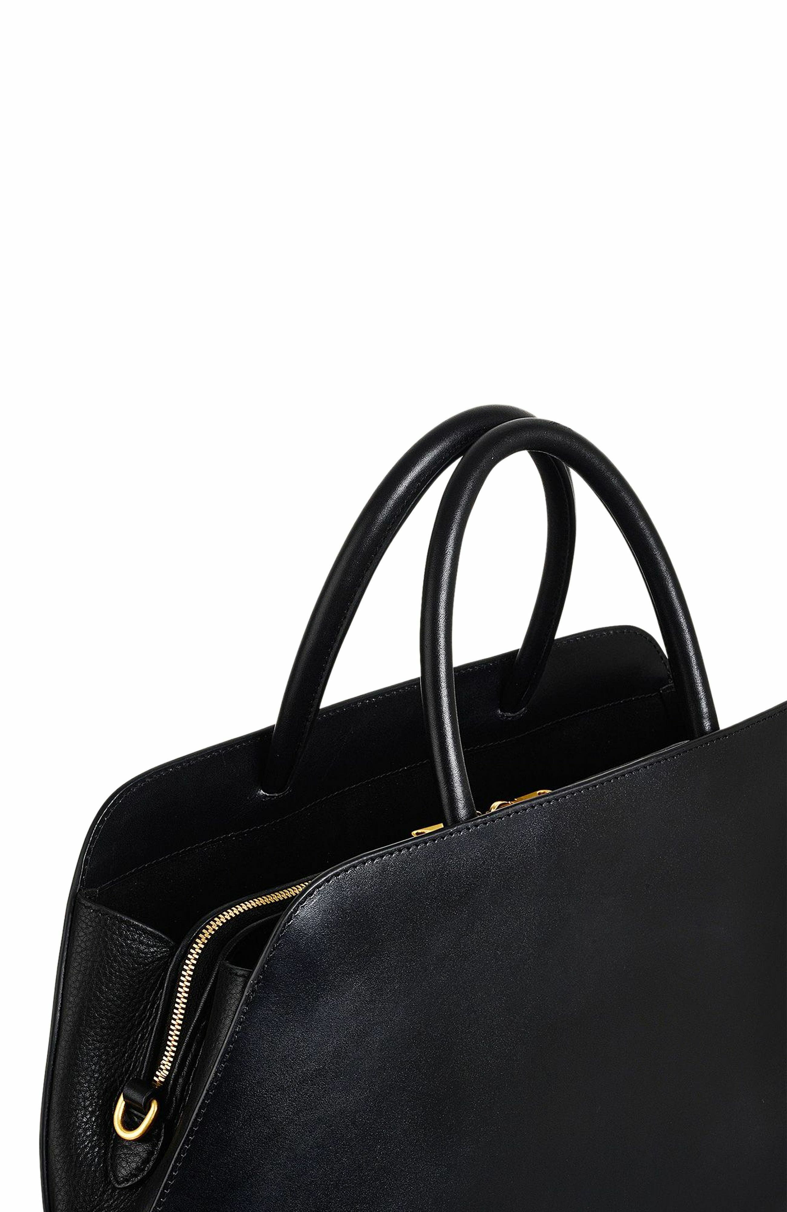 Radley Liverpool Street Medium Ziptop Satchel Bag, Alternate, color, Black