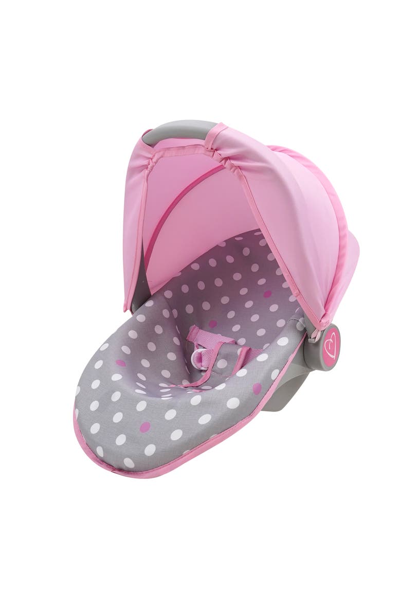Cotton Candy Pink 3In1 Doll Car Seat, Main, color, Pink