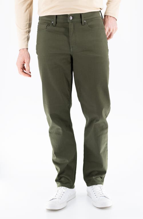 Devil-Dog Dungarees Slim Straight Leg Jeans in Forest Night 