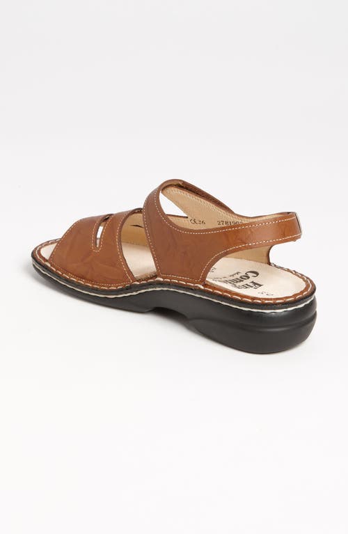 Finn Comfort Gomera-s Sandal In Cognac