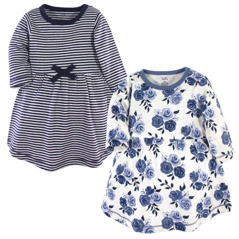 2Pk Long Sleeve Organic Dresses (Baby)