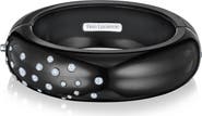 Fred Leighton Diamond Black Jade Wide Constellation Cuff Bracelet