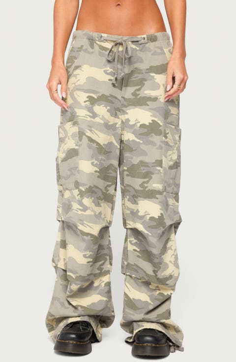 Emzi Baggy Cotton Cargo Pants