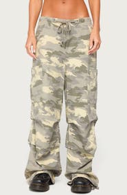 EDIKTED Emzi Baggy Cotton Cargo Pants