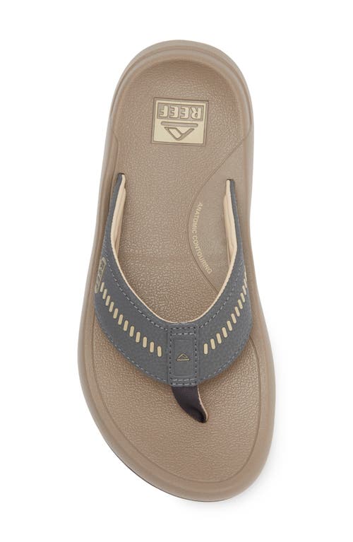 Reef Swellsole Cruiser Flip Flop In Black/tan