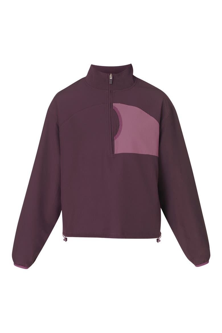 Half-Zip Pullover, Alternate, color, NEPTUNE PURPLE ARGYLE PURPLE