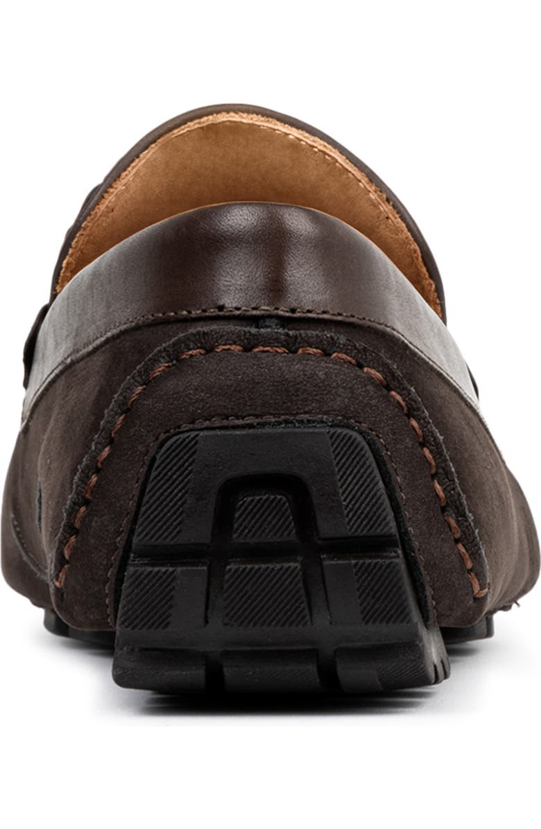 Donald Pliner Damiano Woven Moc Toe Loafer, Alternate, color, Dark Brown/ Dark Brown