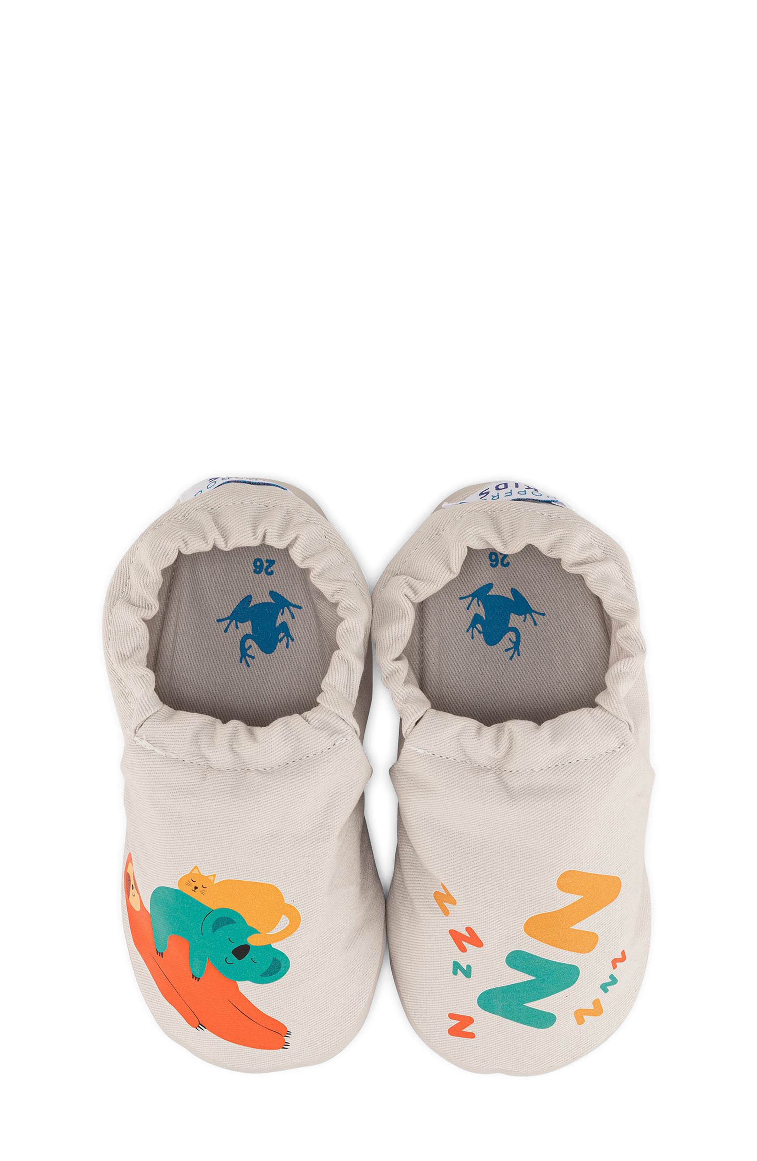 Hopfrög Kids Kids' Slumber Hyper Barefoot Slip-On Shoe, Alternate, color, Cool Gray