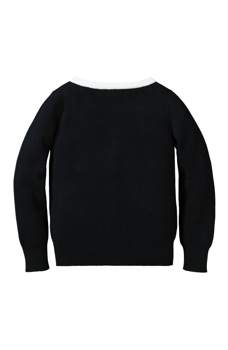 Hope & Henry Girls' Bow Pocket Cardigan, Kids, Alternate, color, 