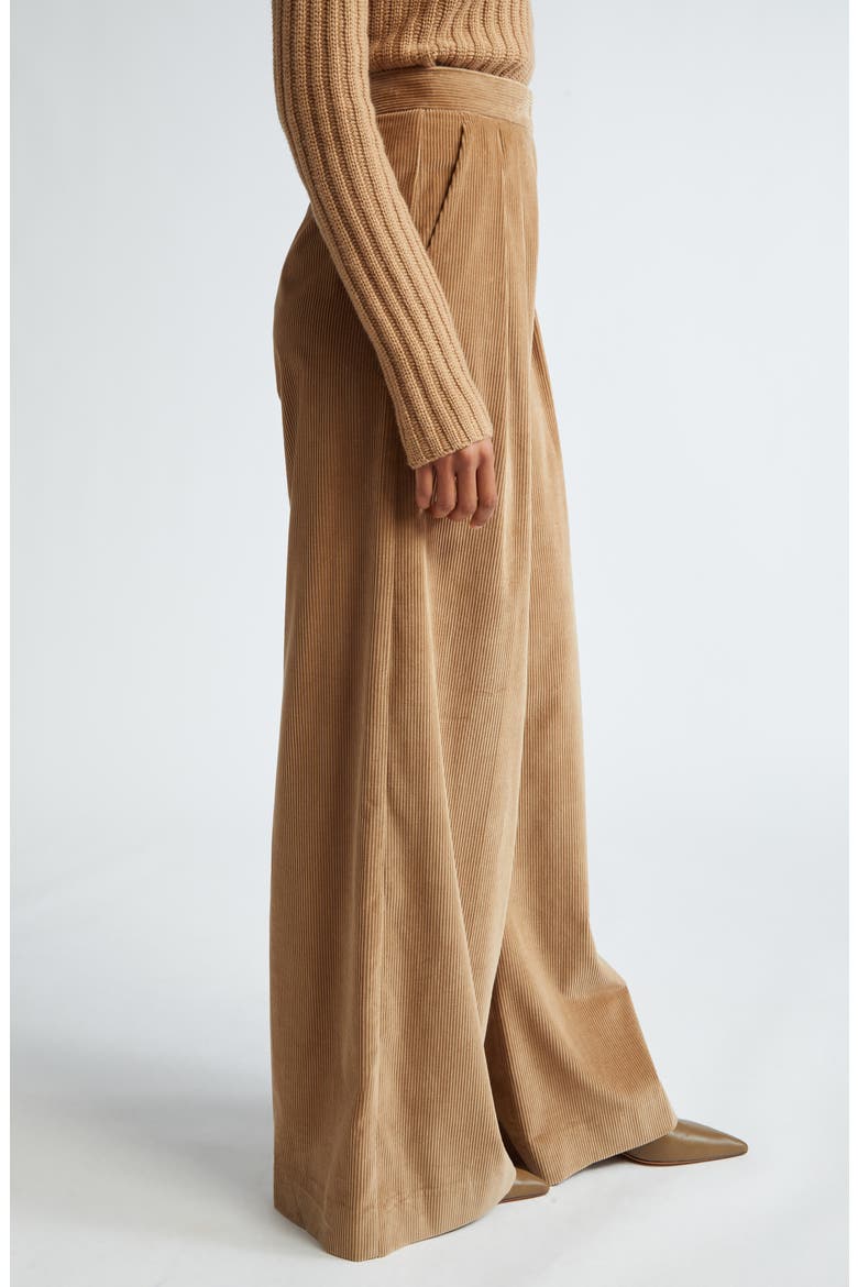 Gilly Corduroy Ultrawide Leg Pants, Alternate, color, CAMEL
