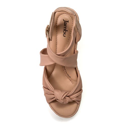 Jambu Diana Wedge Sandal In Rose