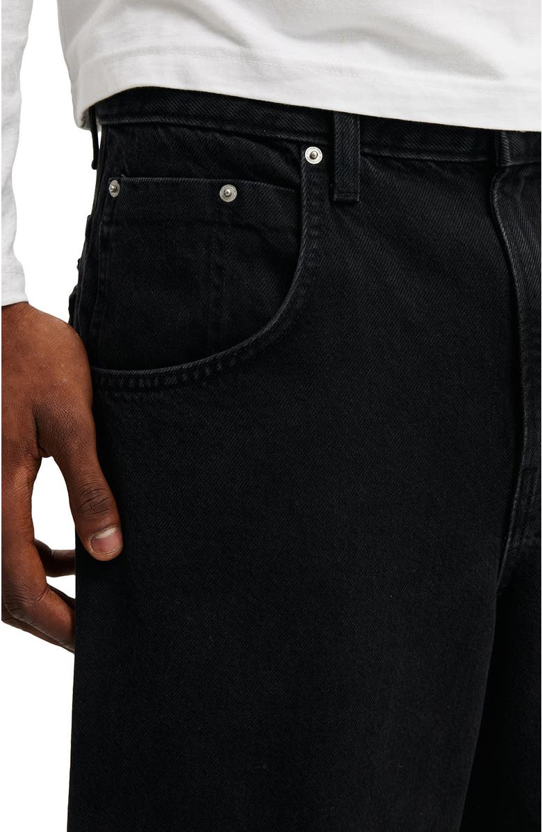 Cotton On Men's Y2k Super Baggy Jean, Alternate, color, Dire Black