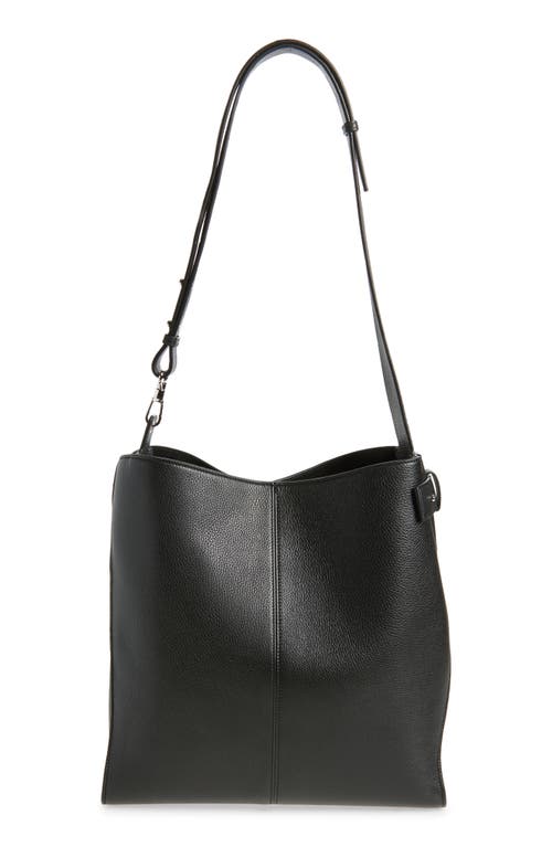 Givenchy Medium Grained Leather Belted Shoulder Bag In Black