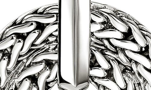 John Hardy Icon Link Frontal Hoop Earrings In Green