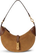 Polo Ralph Lauren Polo ID Mini Suede & Leather Shoulder Bag