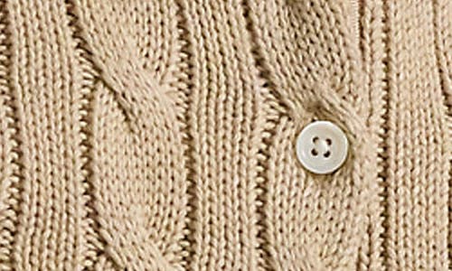 POLO RALPH LAUREN POLO RALPH LAUREN CABLE STITCH COTTON CARDIGAN