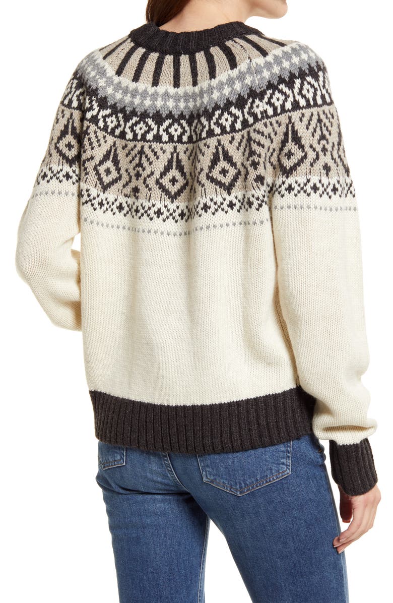 Frank And Oak Women's Fair Isle Sweater, Alternate, color,