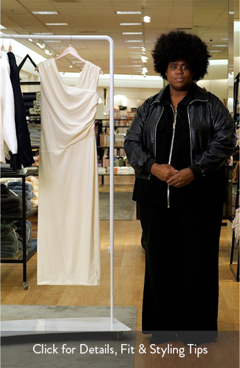Edie One-Shoulder Maxi Dress, sales video thumbnail