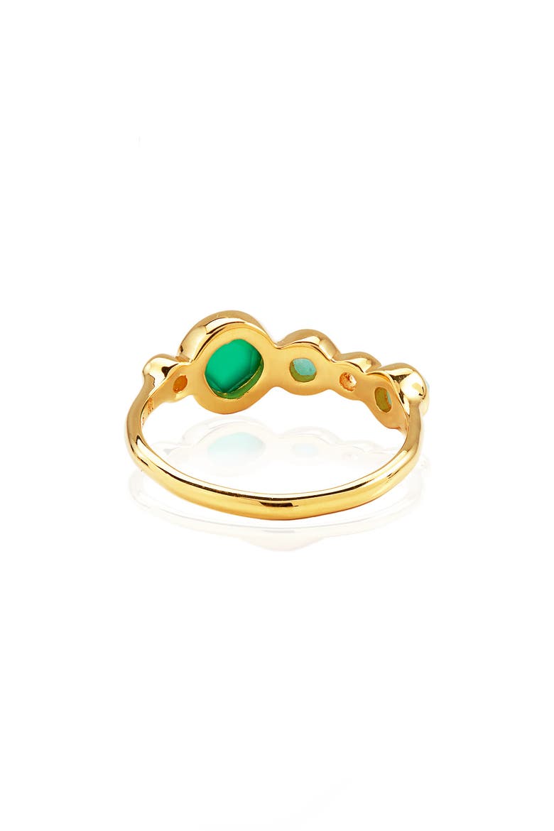 MV Siren™ Bezel Multistone Ring, Alternate, color, 18CT GOLD VERMEIL/SS