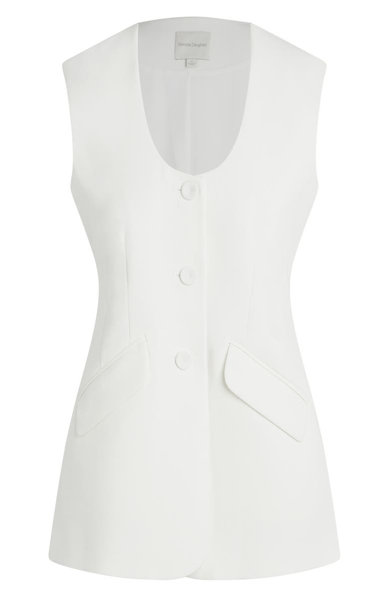 Favorite Daughter The Diana Vest, Alternate, color, Ivory