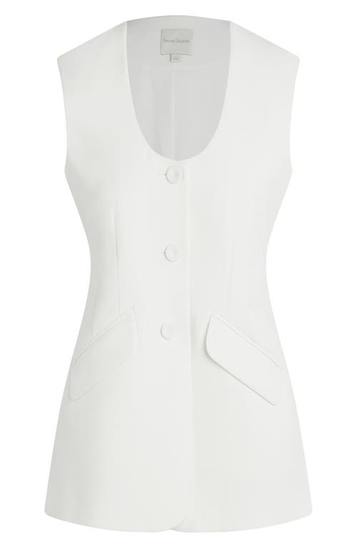 Favorite Daughter The Diana Vest In Ivory