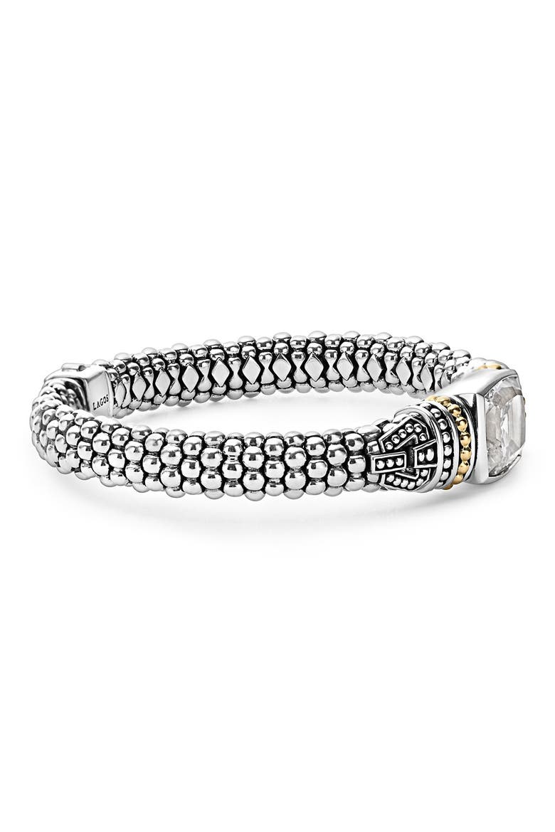 Rittenhouse Semiprecious Stone Bracelet, Alternate, color, WHITE TOPAZ
