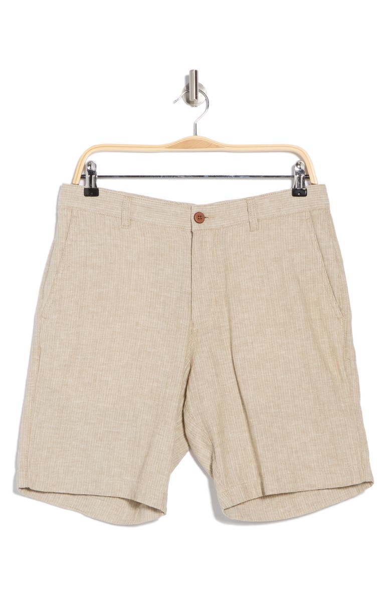 Tommy Bahama Metro Herringbone Linen & Cotton Blend Shorts, Alternate, color,