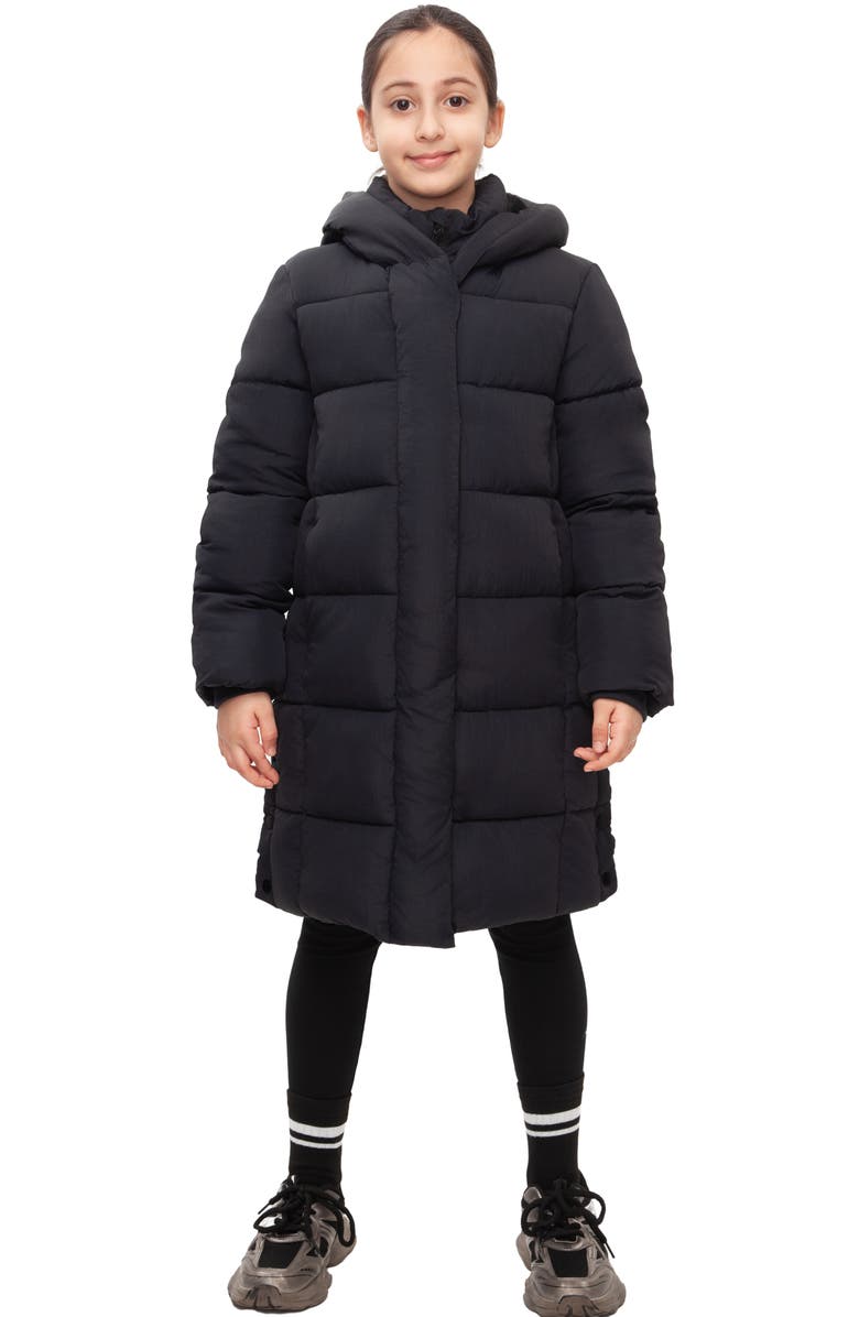 Rokka&Rolla Kids' Knee Length Puffer Coat, Alternate, color, 