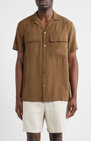 Nordstrom Pocket Resort Short Sleeve Shirt