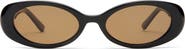LUV LOU The Morgan 54mm Oval Sunglasses