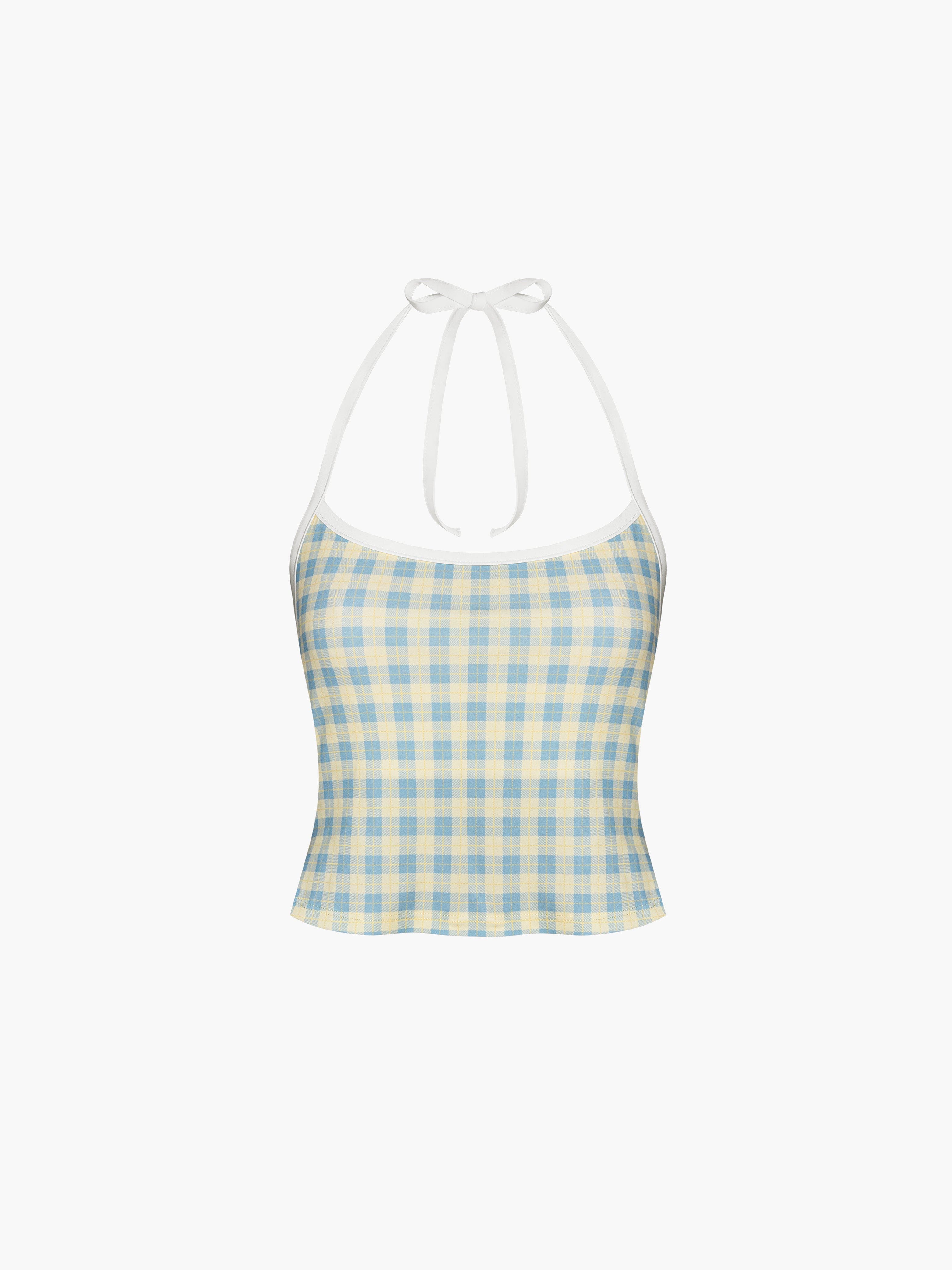 selected Light Blue Plaid
