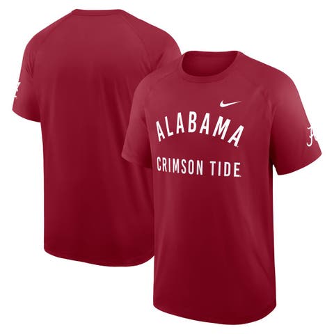 Men's Nike Crimson Alabama Crimson Tide Ready Raglan Premium Performance T-Shirt