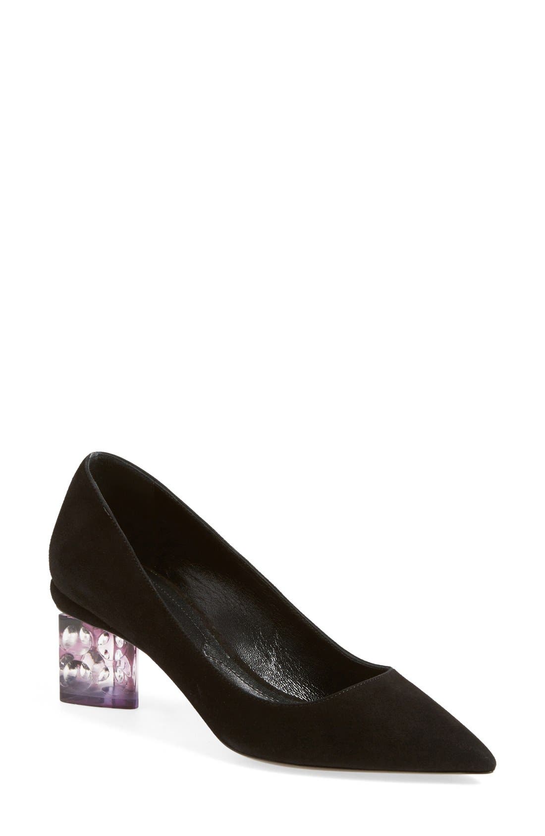 'Maeva' Ankle Boot, Main, color, BLACK