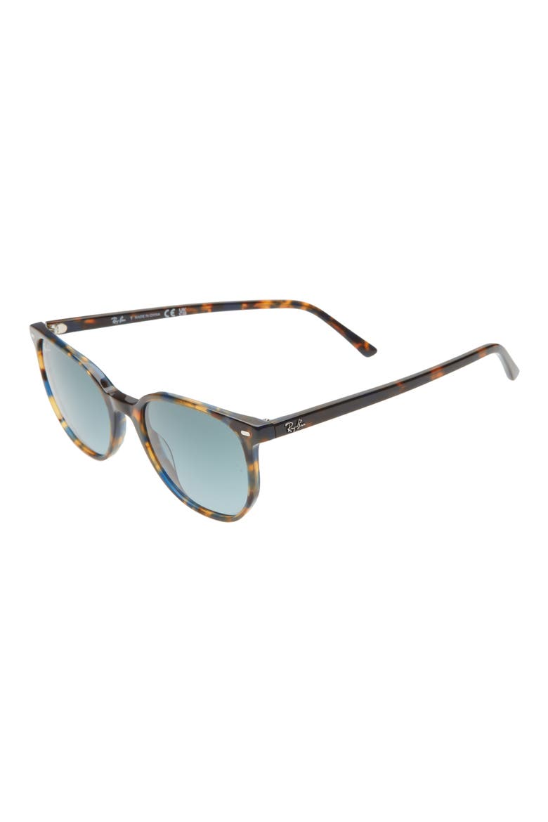 52mm Gradient Square Sunglasses, Alternate, color, YELLOW HAVANA/BLUE GREY