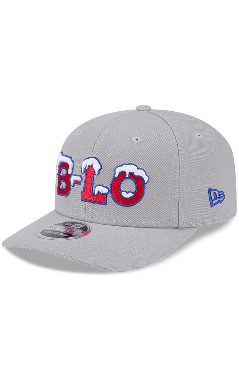 New Era Men's New Era Gray Buffalo Bills 2025 Rivalries Collection Fan Pack 9SEVENTY Adjustable Hat, Main, color, Gray
