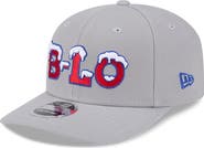 New Era Men's New Era Gray Buffalo Bills 2025 Rivalries Collection Fan Pack 9SEVENTY Adjustable Hat